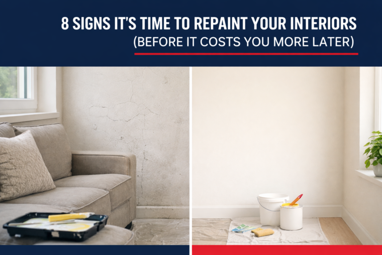 8 Signs It’s Time to Repaint Your Interiors