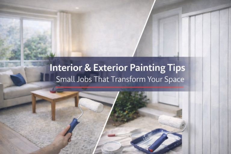 Interior & Exterior Painting Tips